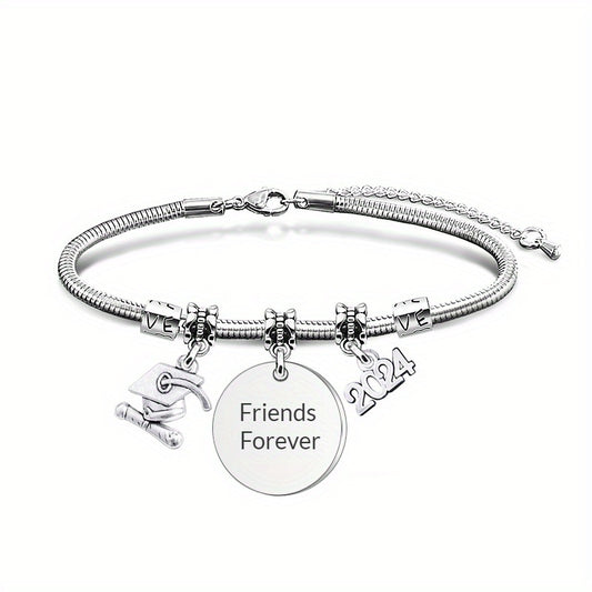 Custom New Bracelet Multi-Accessories Holiday Gift Commemorative Bracelet Graduation Gifts For Classmates For Friends For Girls