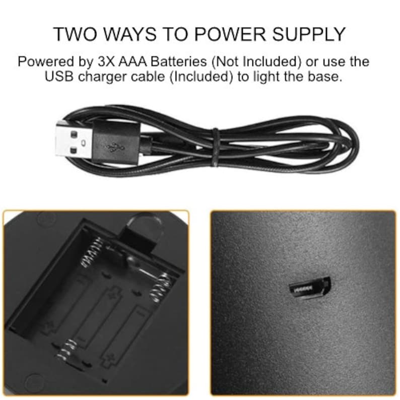 Custom LED Sign. Round Acrylic 7" Diameter - LED Sign with your own design or logo.