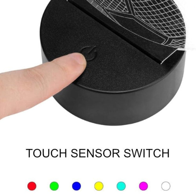 Custom LED Sign. Round Acrylic 7" Diameter - LED Sign with your own design or logo.